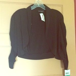 💚2 for $20💚silky little black shrug🌹